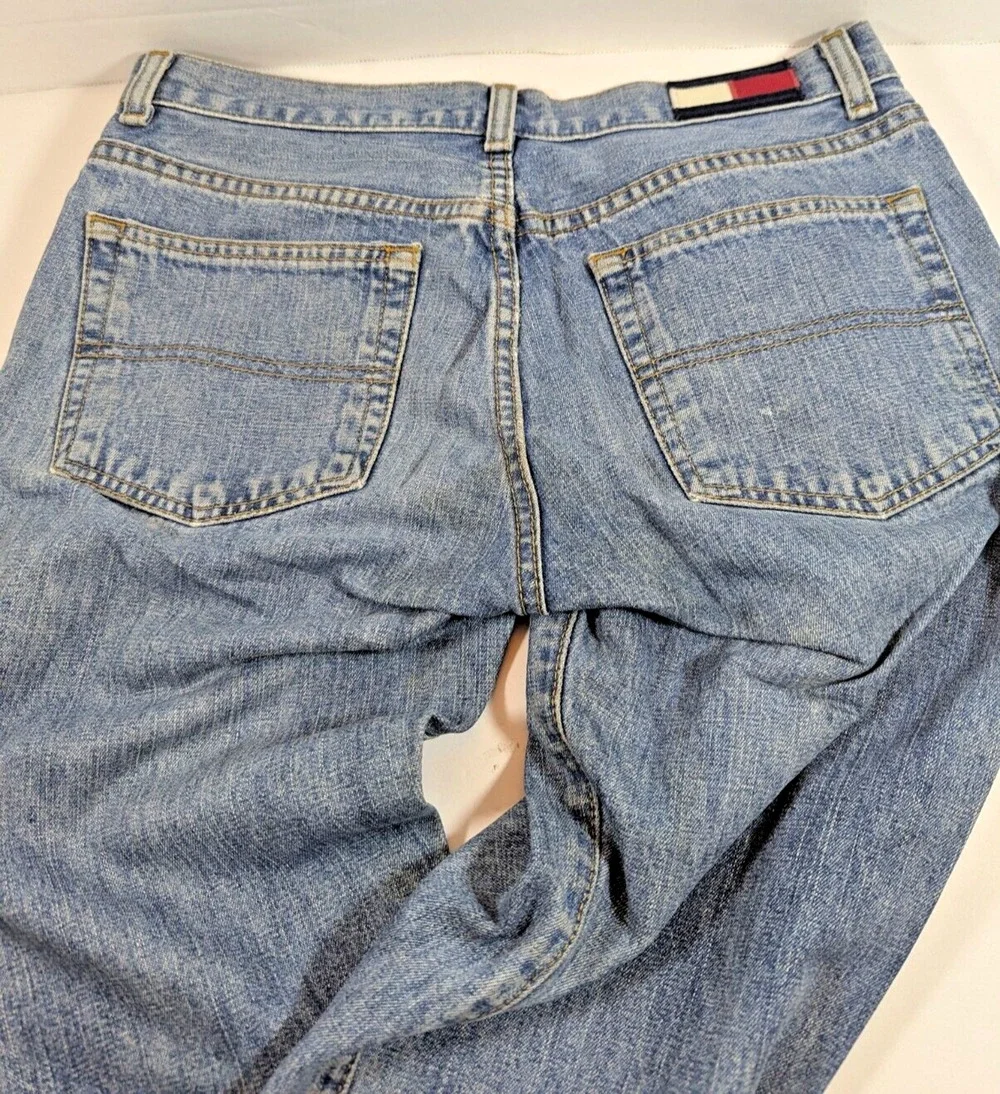 Tommy Hilfiger Mens Jeans Blue Size 30x33 Straight Medium Wash Denim